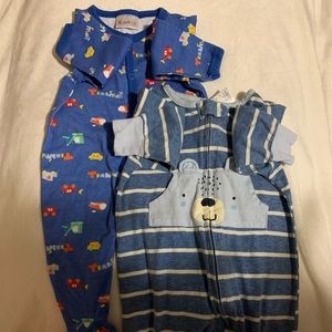 Baby footed onesies